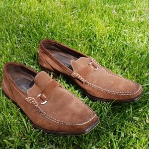 Suede Brown Italian loafers